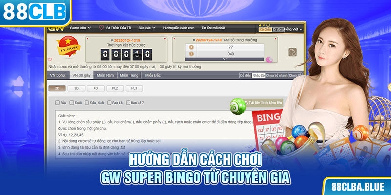 Hướng dẫn cách chơi GW Super Bingo từ chuyên gia